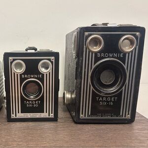 Vintage Brownie Target By Kodak Box Cameras
